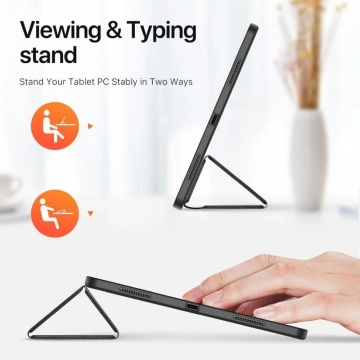 Schutzhülle mit Stift für iPad Pro 13 (2024) DUX DUCIS DOMO Schwarz