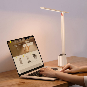 Büroleuchte Baseus Smart Eye, faltbar, wiederaufladbar (weiß)