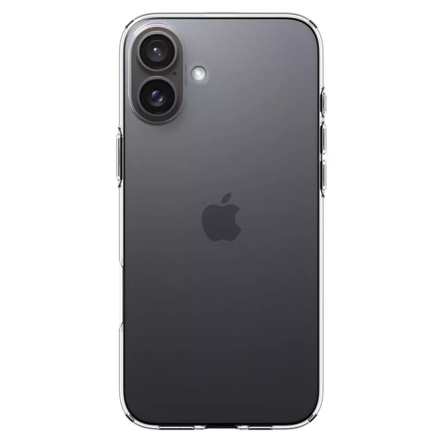 Etui + Szkło do iPhone 16 Spigen Liquid Crystal obudowa ochronna case na telefon Crystal Clear