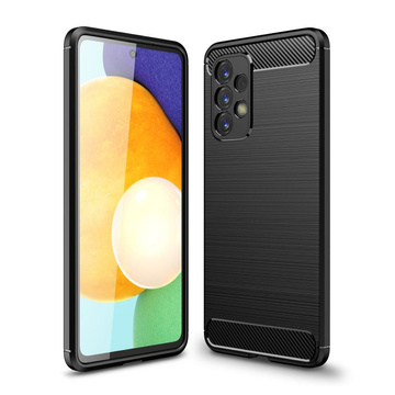Etui TPUCarbon für Samsung Galaxy A53 5G Schwarz