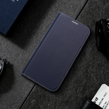 Dux Ducis Skin X2 Schutzhülle für Samsung Galaxy S23 Flip Cover Wallet Stand blau