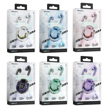 Acefast T8 Wireless Bluetooth TWS Kopfhörer weiß