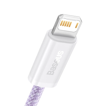 Baseus Dynamisches USB-zu-Lightning-Kabel, 2,4 A, 2 m (Lila)