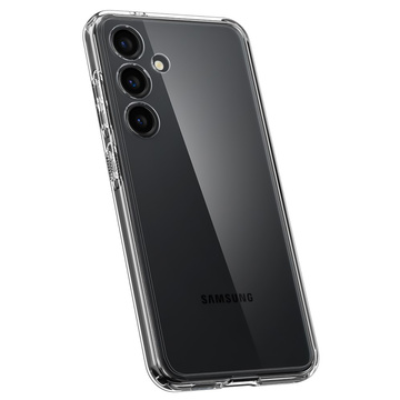 Hülle für Samsung Galaxy S24 Spigen Ultra Hybrid Case, transparente Rückseite, kristallklares Glas