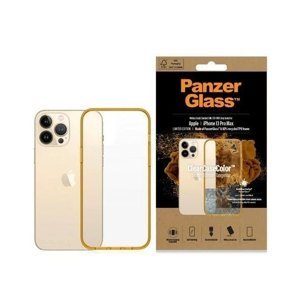 Etui do iPhone 13 Pro Max PanzerGlass ClearCase Antibakterielle Militärqualität