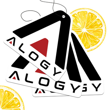 3x Autoduftanhänger Autoduft Alogy Autolufterfrischer Lemon [3 Stk.]