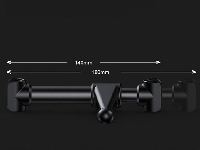 Baseus Backseat uchwyt samochodowy na zagłówek czarny