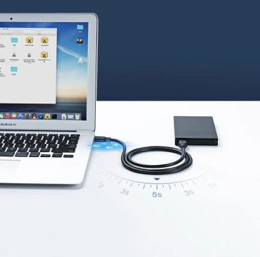 UGREEN Kabel USB 2.0 (männlich) - USB 2.0 (männlich) Kabel 1 m schwarz (US128 10309)