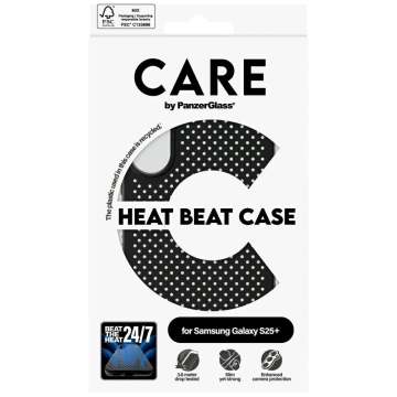 CARE Case für Samsung Galaxy S25 von PanzerGlass Feature Case Umweltfreundlich Schwarz