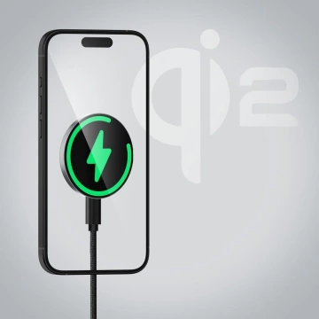 Forcell Smart Charge Qi2 MagSafe 15W USB-C Induktives Ladegerät