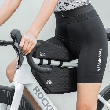 Torba rowerowa Rockbros 2,9 l na ramę pod rurę górną – czarna