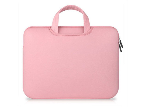 Torba pokrowiec neopren +Etui Hard Case MacBook Air 13 Różowy