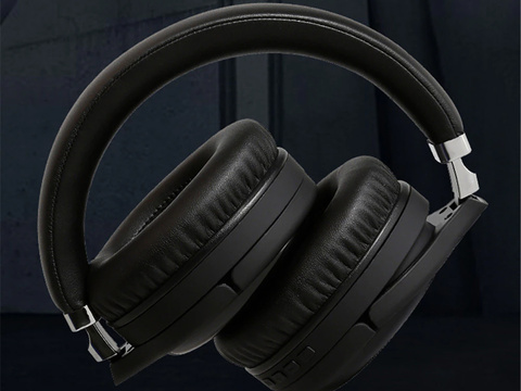 Alogy kabellose Kopfhörer mit Mikrofon ANC Bluetooth 5.0 Schwarz