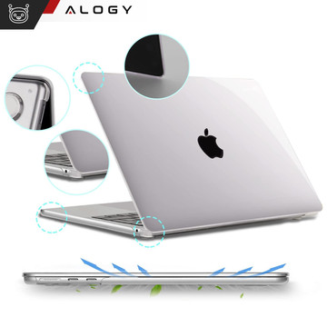 Hülle für MacBook Air 15 M2 2023 A2941 Hülle Gehäusedeckel Klar Alogy Hard Cover Transparent