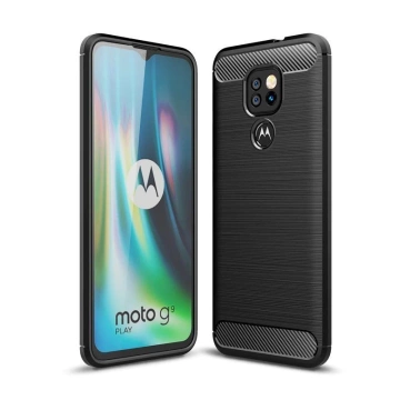 TPUCARBON MOTOROLA MOTO G9 PLAY/E7 PLUS SCHWARZ