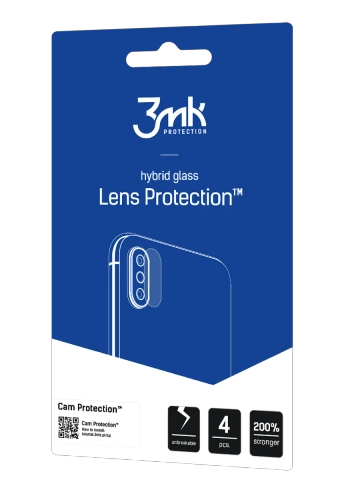 Szkło hybrydowe na obiektyw aparatu 3MK Lens Protect Sony Xperia 5 IV [4 PACK]