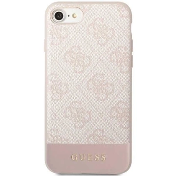 Ratet mal, Handyhülle für iPhone 7/8/SE 2020 / SE 2022 rosa/rosa Hartschale 4G Stripe Collection