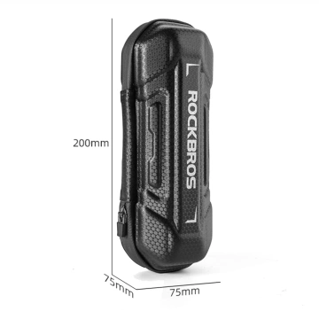 Rockbros Fahrrad-Flaschenhaltertasche - Schwarze Fahrradtasche