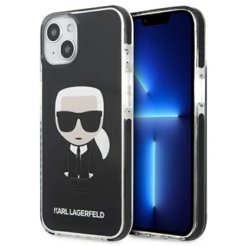 Karl Lagerfeld KLHCP13STPEIKK iPhone 13 mini 5,4" Hardcase Czarny/Schwarz Iconik Karl