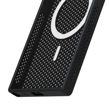 Etui für Samsung Galaxy S25 Ultra 3mk COOLing MagCase MagSafe Schwarz