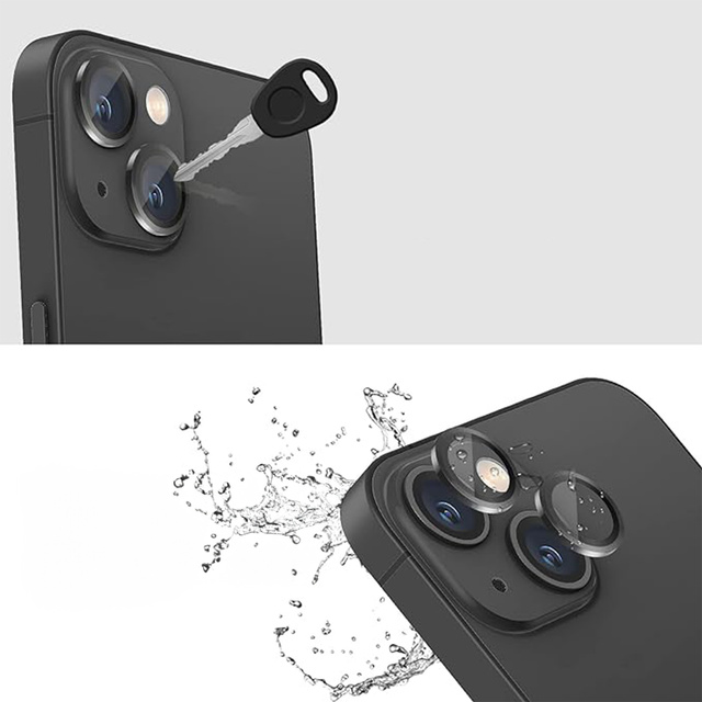 Osłona aparatu spigen optik.tr ”ez fit” camera protector 2-pack do iphone 14 / 14 plus / 15 / 15 Plus black
