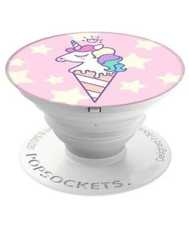 PopSockets Selfie-Telefonhalter – Einhorn Kaugummi