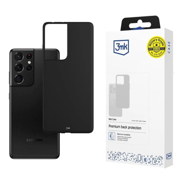 Etui matowe Odporne na telefon obudowa 3mk Matt Case do Samsung Galaxy S21 Ultra 5G Black