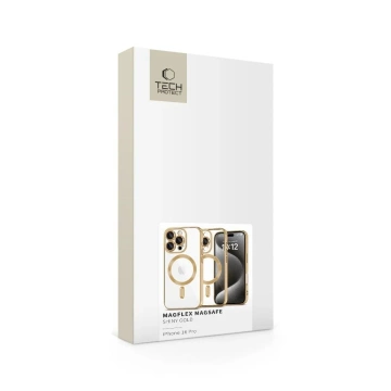 Passend für iPhone 16 Pro MagFlex MagSafe mit Shiny Gold-Telefon