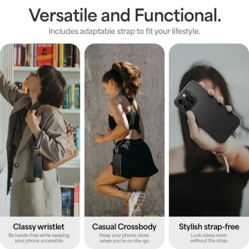 Spigen Cyrill Kajuk Classic Charm Mag Magsafe iPhone 16 Pro Hülle Schwarz