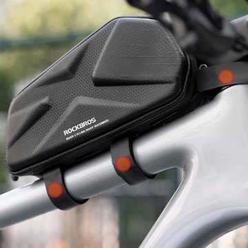 Rockbros 1,4L Oberrohr-Fahrradtasche – Schwarz