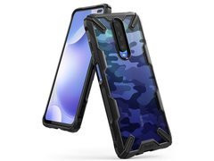 Etui Ringke Fusion X für Xiaomi Redmi K30/ Poco X2 Camo Black