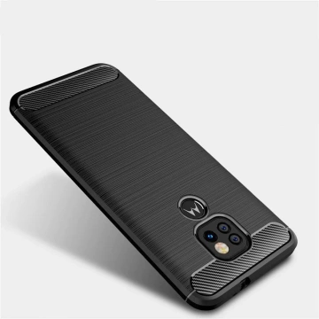 TPUCARBON MOTOROLA MOTO G9 PLAY/E7 PLUS BLACK