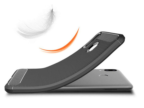 Alogy Rugged Armor Hülle für Samsung Galaxy M20 schwarz Alogy Schutzfolie