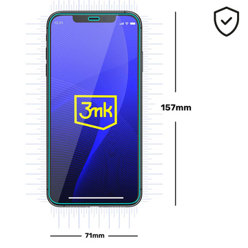 Hybridglas für Xiaomi Redmi Note 13 4G 3mk FlexibleGlass Displayschutzglas 7h