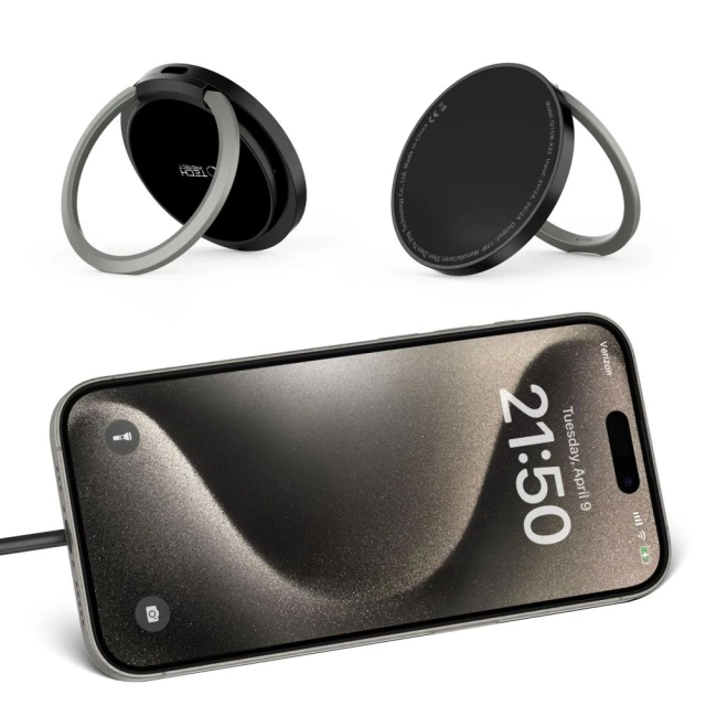 Ładowarka MagSafe Tech-Protect QI15W-A33 Czarna 15W Stojak