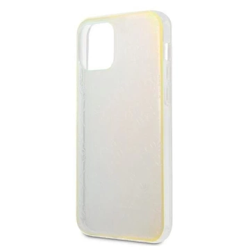 Guess GUHCP12M3D4GIRBL iPhone 12/12 Pro 6,1" opalowy/irisescent hardcase 4G 3D Pattern Collection