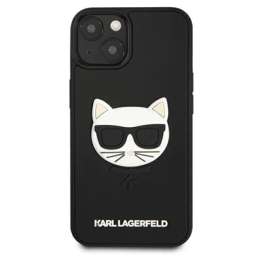 Karl Lagerfeld KLHCP13SCH3DBK 13 mini 5,4" Czarny/Black Hardcase 3D Rubber Choupette