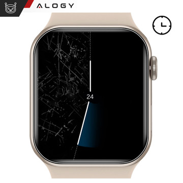 2x Hydrogel Alogy Hydrogel Schutzfolie für Smartwatch für Apple Watch SE (44mm)