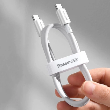 Baseus Superior Kabel USB Typ C - USB Typ C Kabel Schnellladung Quick Charge / Power Delivery / FCP 100W 5A 20V 2m schwarz (CATYS-C01)