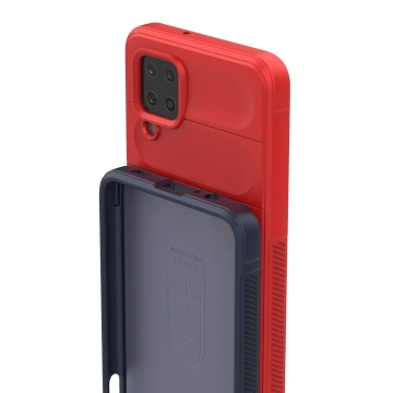 Magic Shield Case Hülle für Samsung Galaxy A12 flexible gepanzerte Hülle schwarz