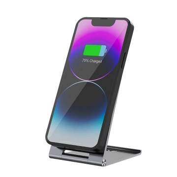 Flip Charge Qi2 MagSafe 15W USB-C Induktives Ladegerät aus Aluminium