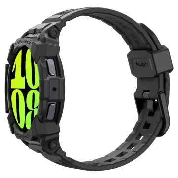 Spigen Rugged Armor „PRO“ Hülle für Samsung Galaxy Watch 7 (44 mm) Mattschwarz