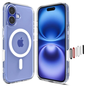 Etui Spigen Ultra Hybrid „T“ Mag MagSafe für iPhone 16 Weiß