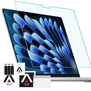 Matte Displayschutzfolie für MacBook Air 15 2023 M2 A2941 15,3" Alogy Displayschutzfolie mit Anti-Blau-Filter