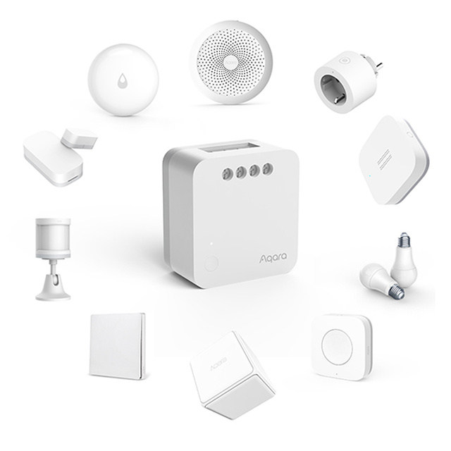 Aqara Przekaźnik Przełącznik T1 EU pojedynczy dopuszkowy Bez neutralnego jednokanałowy Single Switch Module biały