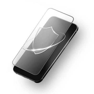 Gehärtetes Glas iPhone 16 Pro Forcell Ultra Clear Glass Schwarz 9H