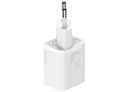 Baseus USB-C PD 25W Wandladekabel für USB-C Weiß