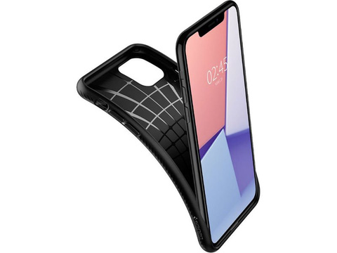 Etui Spigen Liquid Air für Apple iPhone 11 Mattschwarz