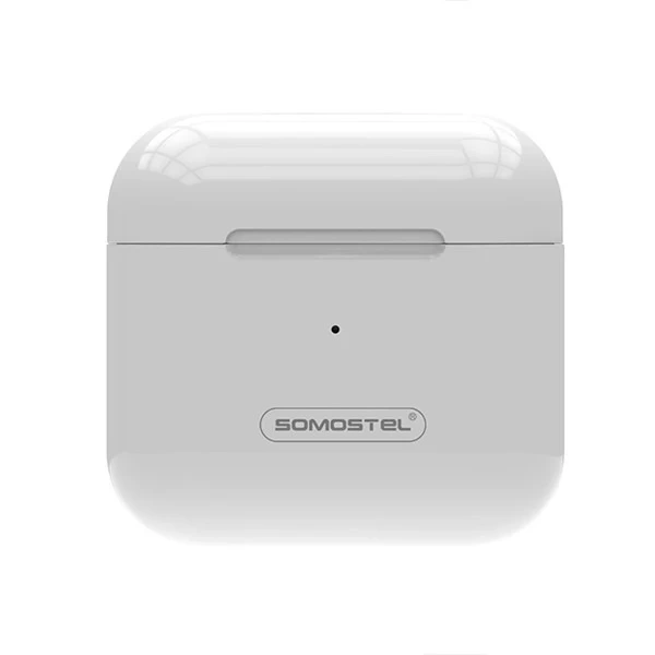 Słuchawki Bluetooth SOMOSTEL PRO 4 TWS Biały BT 5.3 Earbuds Redukcja Szumów