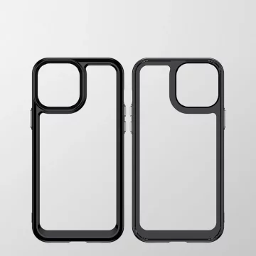 Outer Space Case Hülle für iPhone 13 Pro Max Hardcover mit Gelrahmen Blau